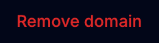 Remove domain