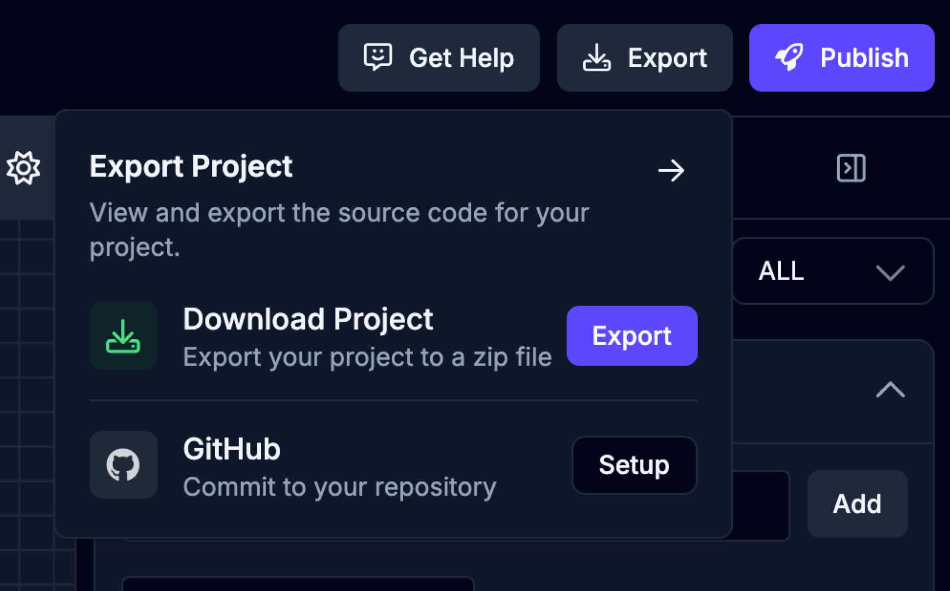 Code Export