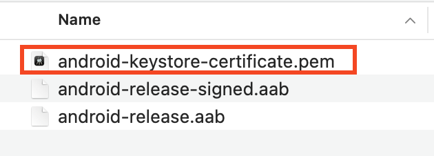 Upload the new upload certificate